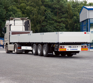 бортова платформа напівпричіп